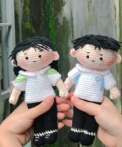 Handcrafted Crochet Boy-girl Couple