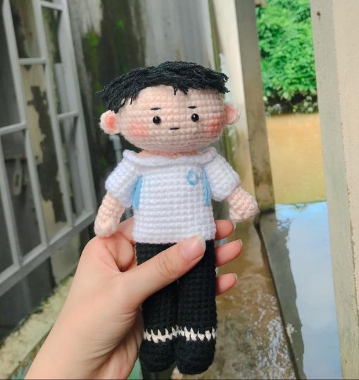 Handcrafted Crochet Boy-girl Couple