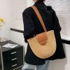 Woven Straw Shoulder Bag With Long Handles For Women1