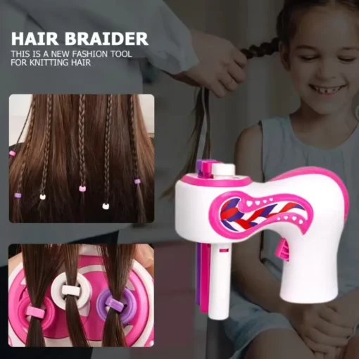 Hair Braider Machine - Roll Twisted Braiding Styling Tools Girl Gift4