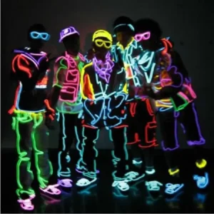 Led Stick Figure - Holiday Neon Glow Xmas Decor, Flexible Rope for Home & Car9