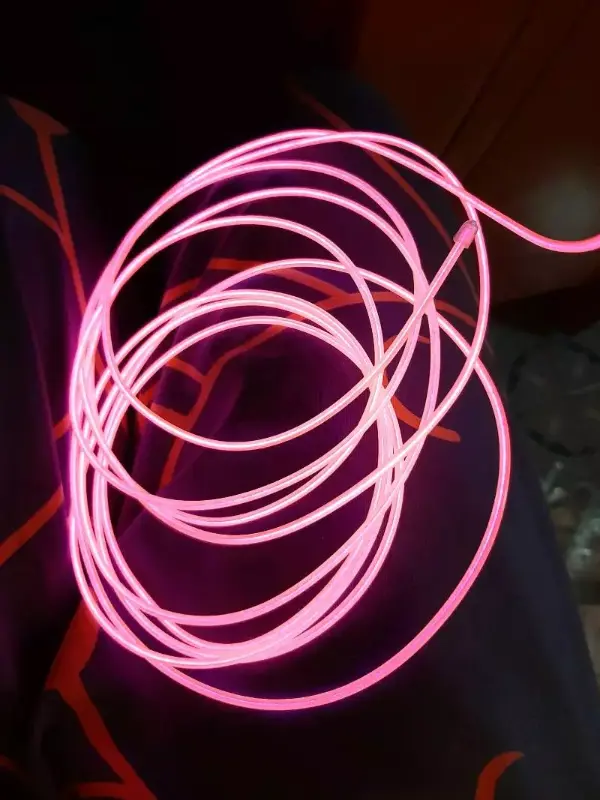 Led Stick Figure - Holiday Neon Glow Xmas Decor, Flexible Rope for Home & Car photo review