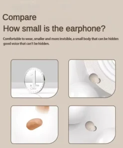 Mini Headphone Compact Hifi Earbuds, Invisible Design13