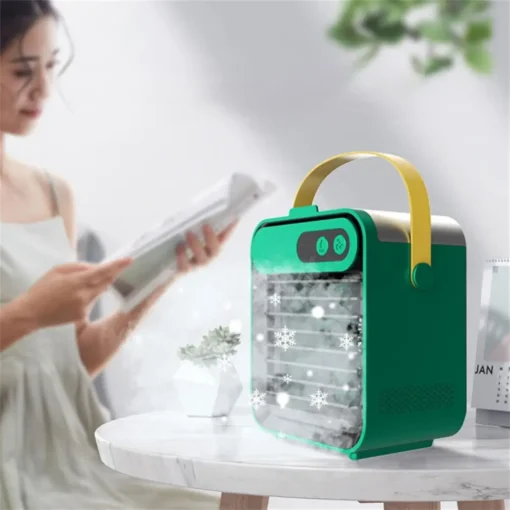 USB Mini Refrigeration Air Conditioner Household Small Portable