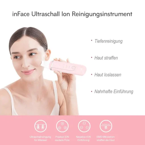 Ultrasonic Skin Scrubber Facial Cleansing