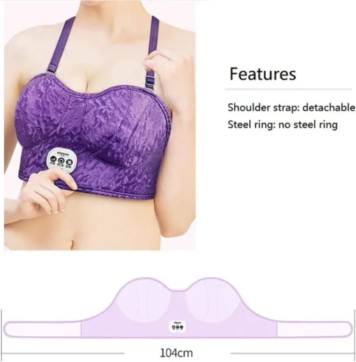 Wireless Vibrating Breast Massager Underwear7