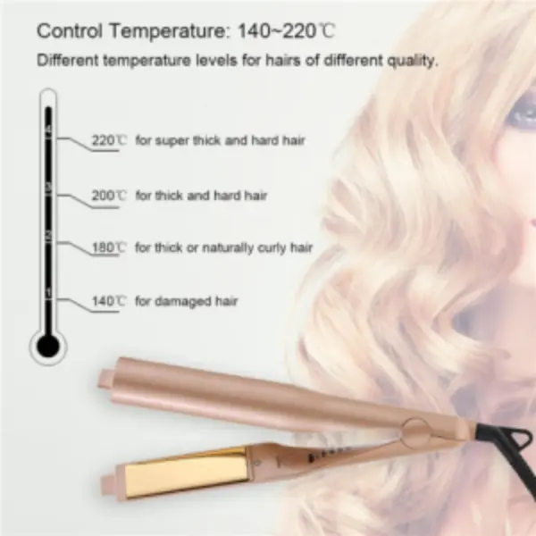 2 In 1 Twist Straightening Curling Iron