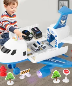 Extra Large Airplane Vehicle Play Sets Police, Construction Or Fireman Toys 12