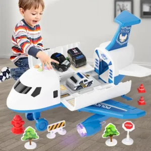 Extra Large Airplane Vehicle Play Sets Police, Construction Or Fireman Toys 12