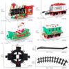 Foreign Trade Electric Christmas Train, Electric Sound And Light Can Hang Christmas Tree Christmas Rail Car, Christmas Gift Toys Peripheral Products Christmas Decor Gift For Christmas Thanksgiving2