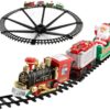 Foreign Trade Electric Christmas Train, Electric Sound And Light Can Hang Christmas Tree Christmas Rail Car, Christmas Gift Toys Peripheral Products Christmas Decor Gift For Christmas Thanksgiving3