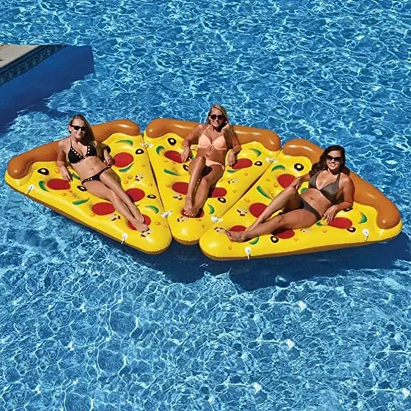 Giant Pizza Slice Pool Floaty Party Toys1