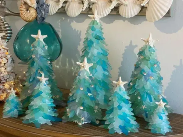 Sea Glass Christmas Tree Craft2