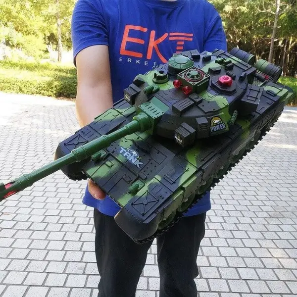 Super Rc Battle Military Tank 