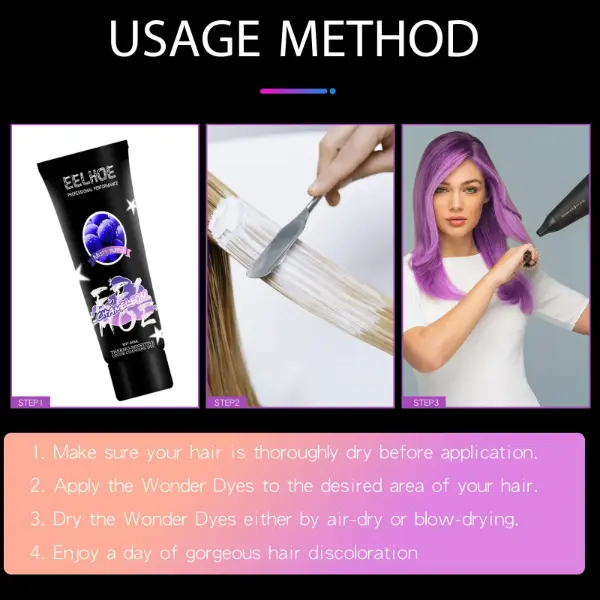 Thermochromic Color Changing Hair Dye