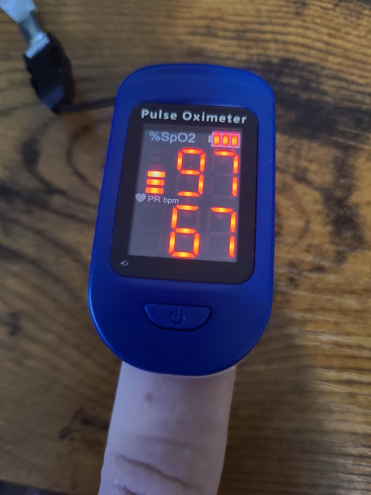 Finger Blood Pressure Pulse Oximeter photo review