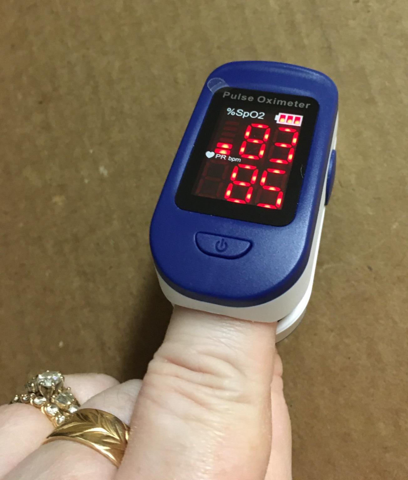 Portable Fingertip Pulse Oximeter and Heart Rate Monitor - Pack of 2 photo review