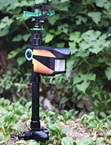 Solar Motion-Activated Sprinkler Animal Repellent & Irrigation System photo review