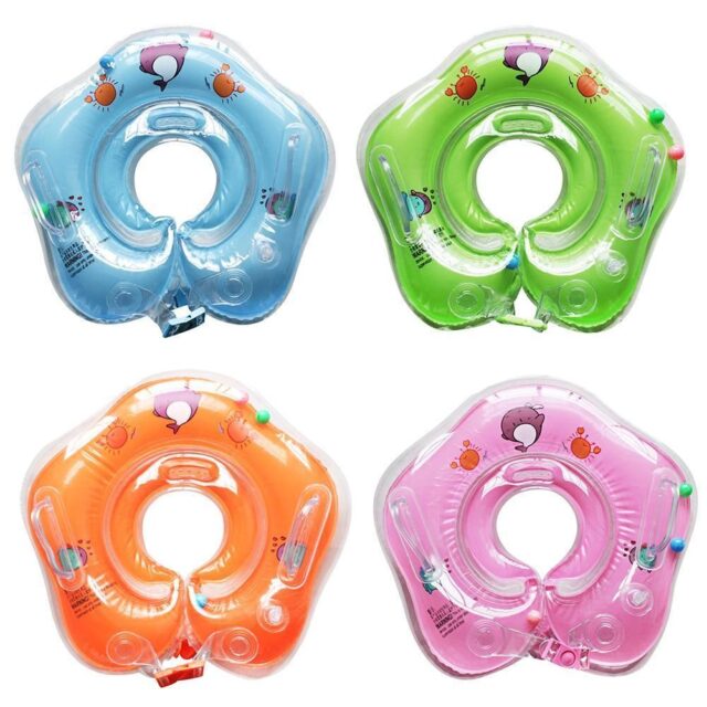 Baby Inflatable Neck Float for Swimming & Bathing (2m-3y) - Image 4