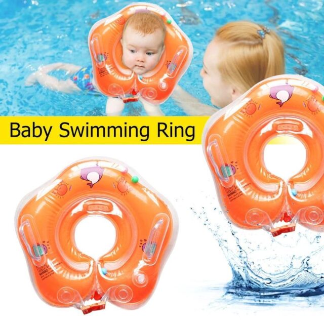 Baby Inflatable Neck Float for Swimming & Bathing (2m-3y) - Image 2