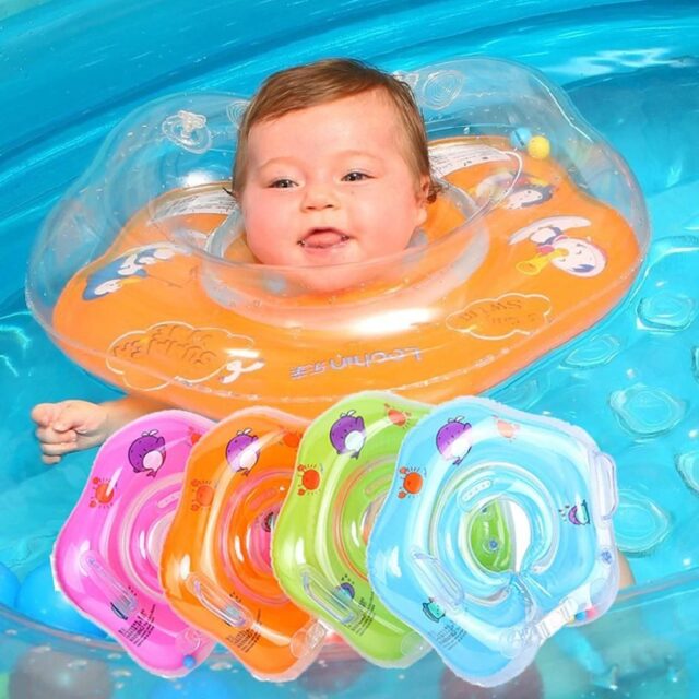 Baby Inflatable Neck Float for Swimming & Bathing (2m-3y)