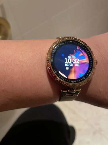 Ladies Fitness Smartwatch with Heart Rate, Music, and Activity Tracking photo review