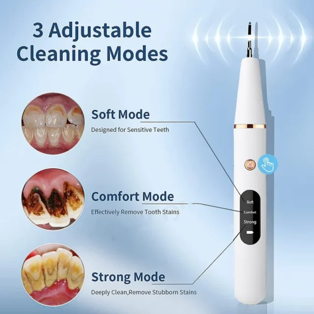 Electric Sonic Dental Scaler – Tartar & Plaque Remover, Teeth Whitening, LED, Portable - Image 7