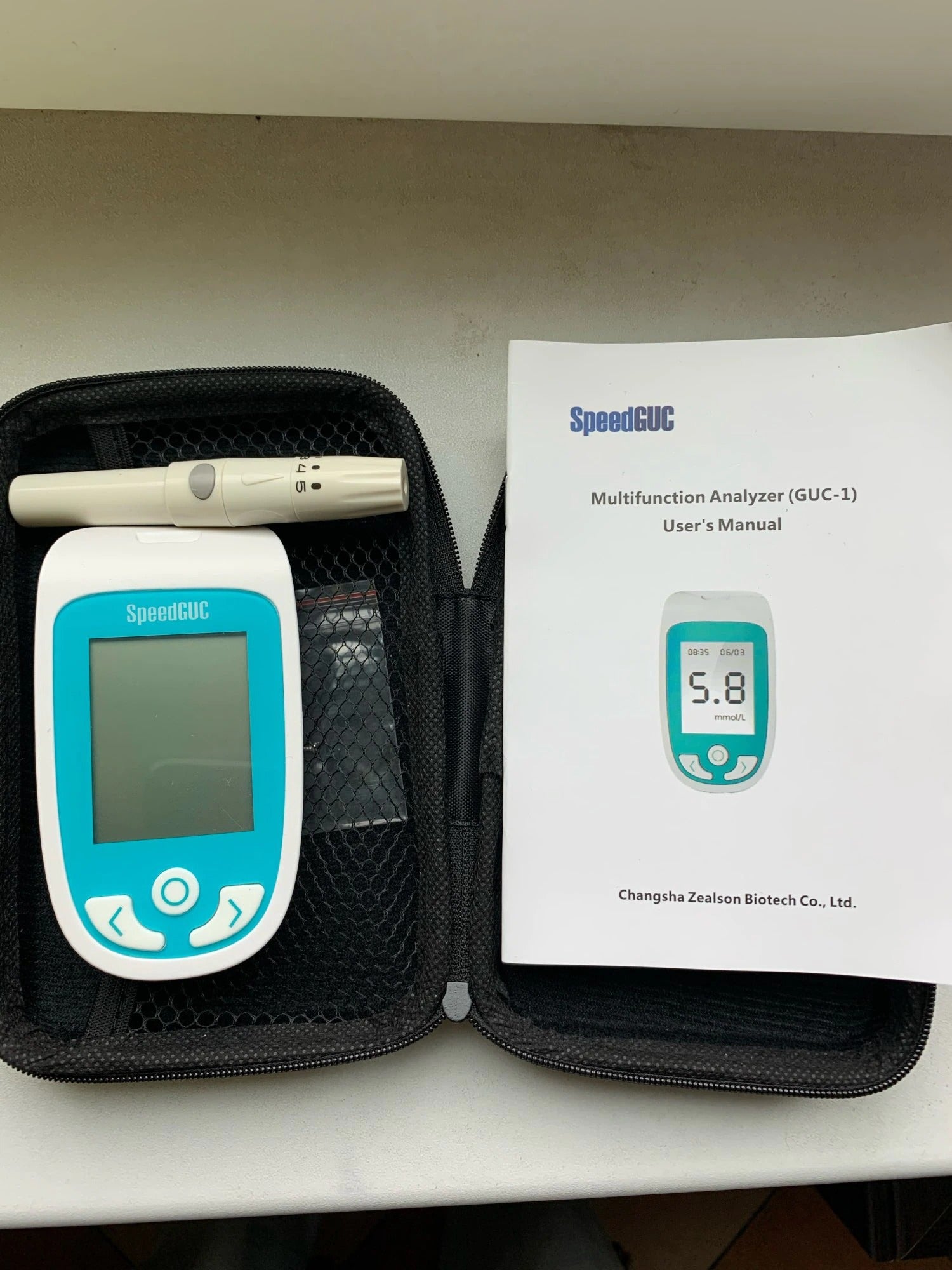 2-in-1 Monitor (Cholesterol & Uric Acid) Complete Set – Includes Lancing Device and Lancets photo review