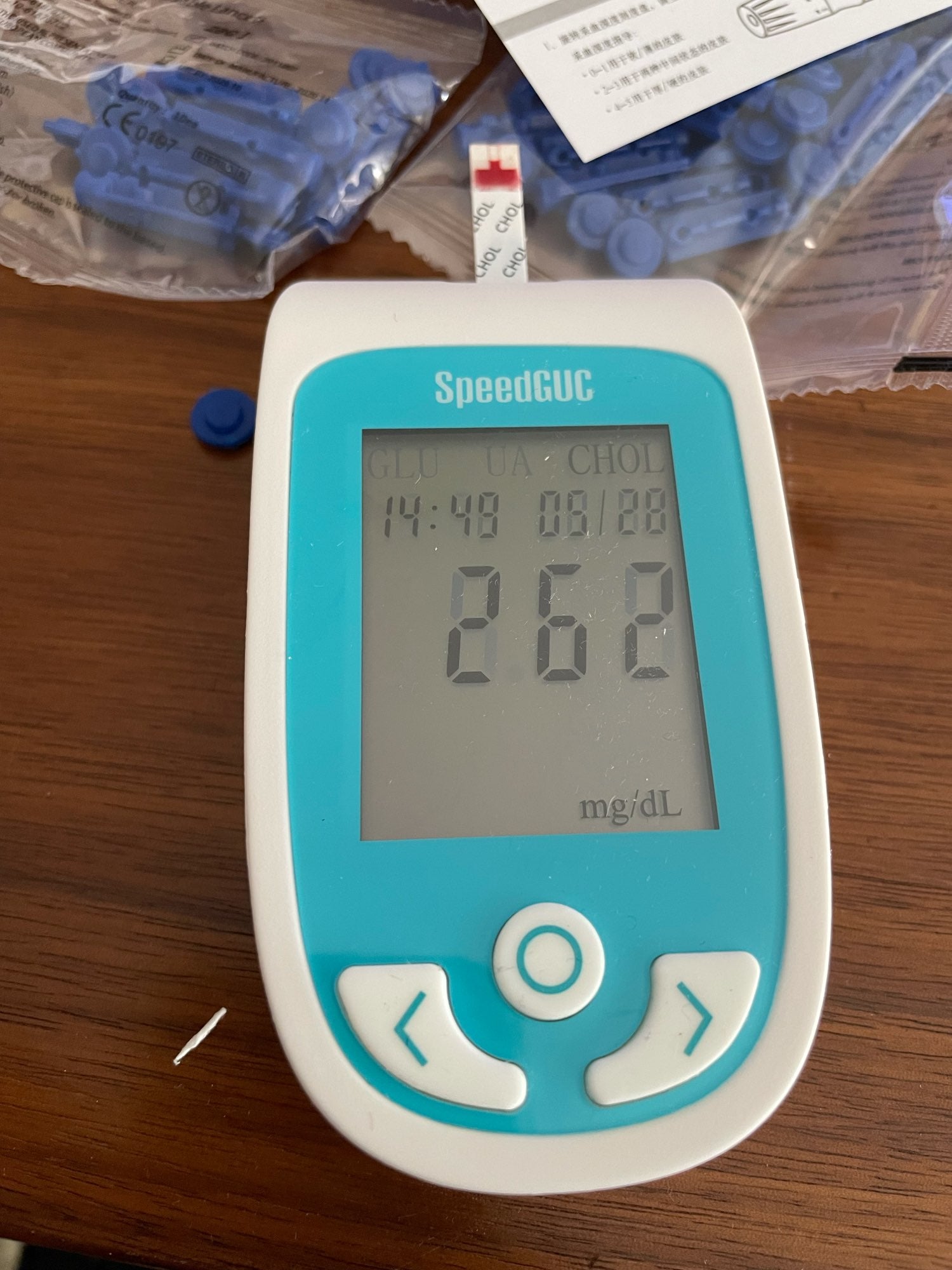 2-in-1 Monitor (Cholesterol & Uric Acid) Complete Set – Includes Lancing Device and Lancets photo review