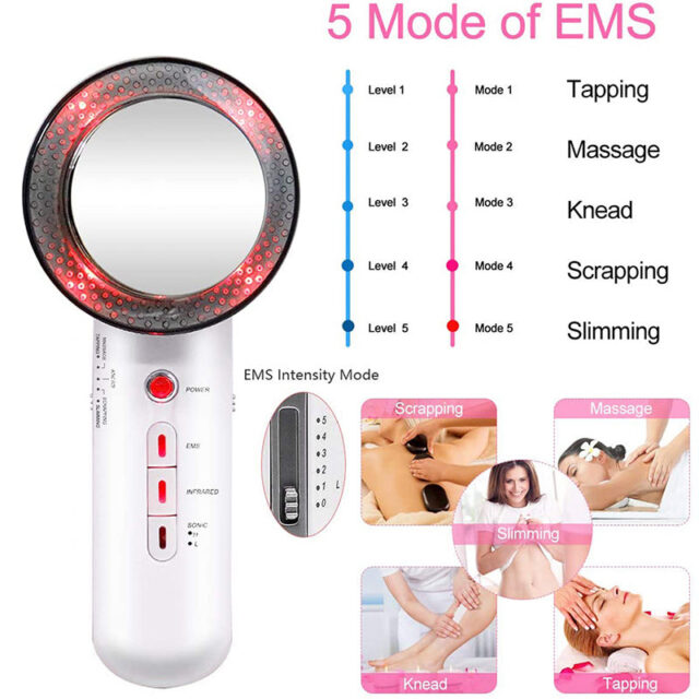 3-in-1 EMS Infrared Ultrasonic Slimming & Lifting Massager - Image 3