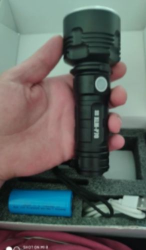 P70 Super Bright LED Flashlight, USB Rechargeable, Waterproof Torch photo review