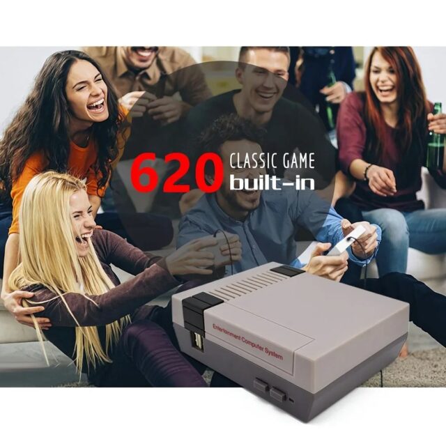 Mini Retro TV Game Console with 620 Built-in Games - Image 5
