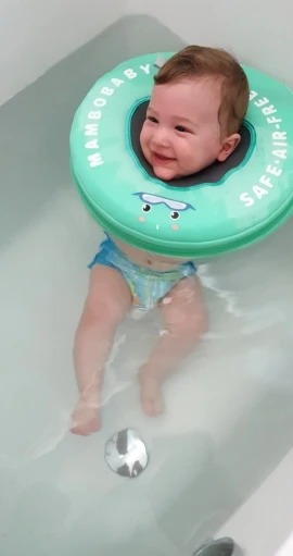 Non-Inflatable Baby Swim Ring for Safe Floating photo review