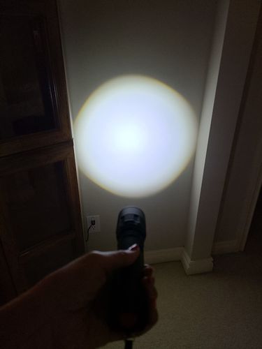 High-Power USB Rechargeable Flashlight with Zoom and 3 Light Modes photo review