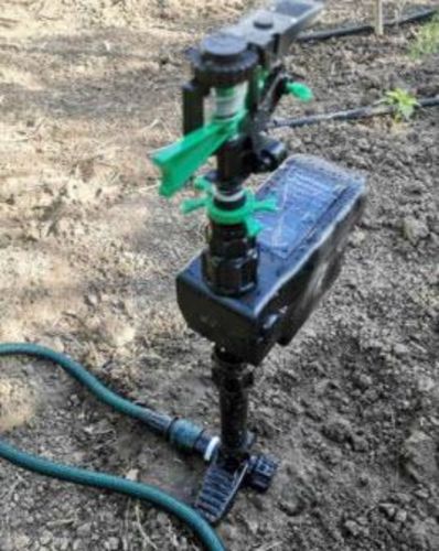Solar Motion-Activated Sprinkler Animal Repellent & Irrigation System photo review