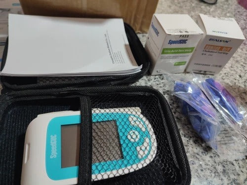 2-in-1 Monitor (Cholesterol & Uric Acid) Complete Set – Includes Lancing Device and Lancets photo review