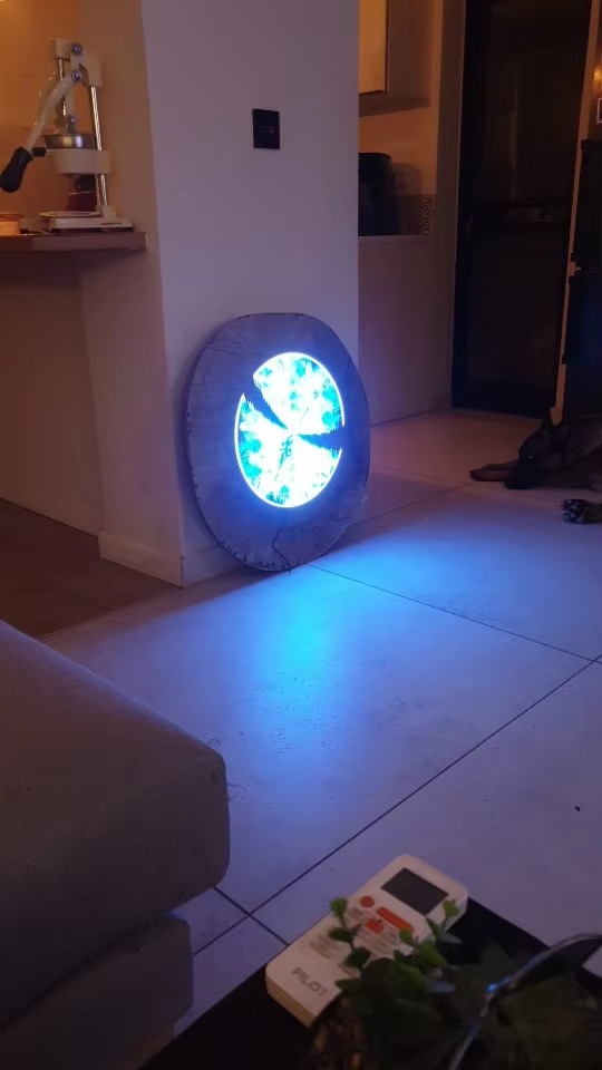 16.5in 3D Hologram Fan with 224 LED Beads photo review