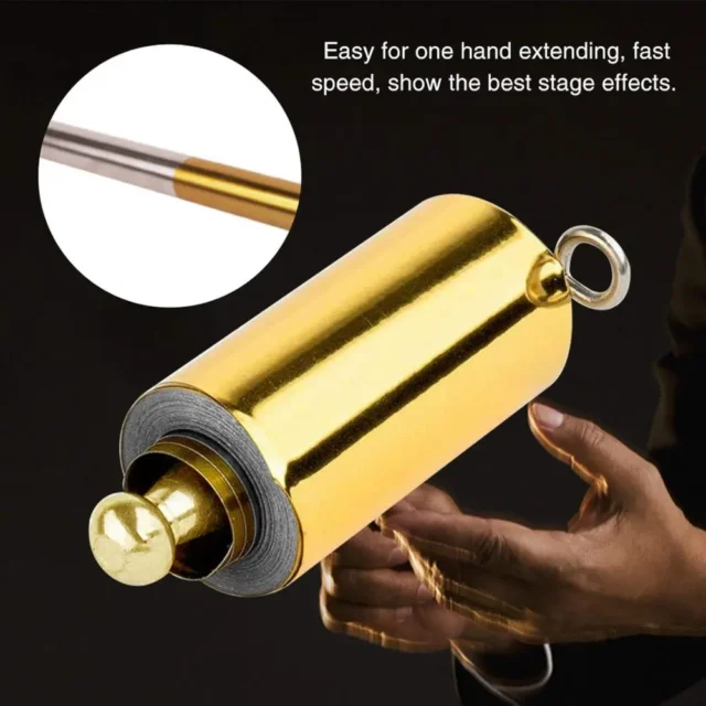 Metal Telescopic Magic Wand - Stretchable Pocket Staff - Image 2