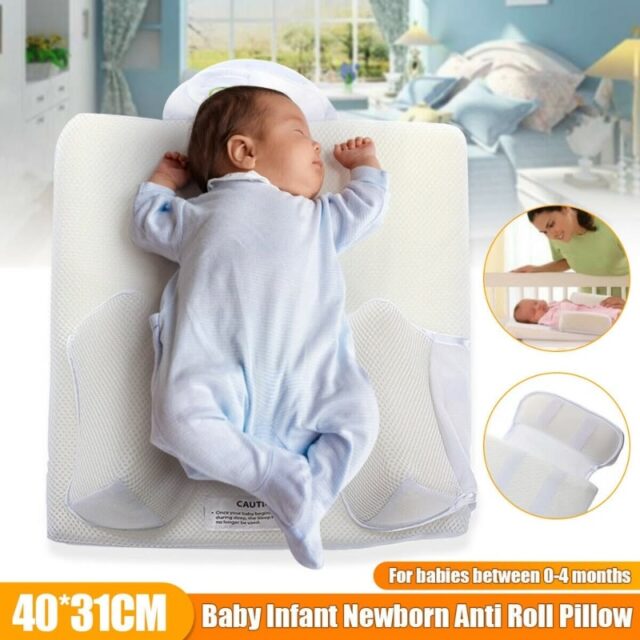 Baby Anti-Roll Sleep Positioning Pillow with Head Elevation (0-4 Months) - Image 6