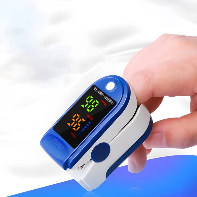 Portable Fingertip Pulse Oximeter and Heart Rate Monitor - Pack of 2