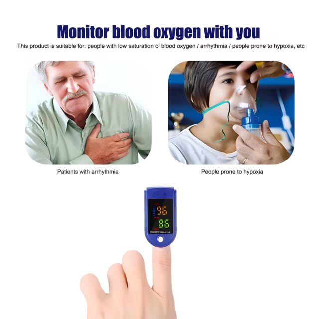 Portable Fingertip Pulse Oximeter and Heart Rate Monitor - Pack of 2 - Image 4