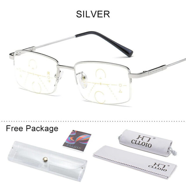 Titanium Multifocal Reading Glasses With Blue Light Protection - Image 10