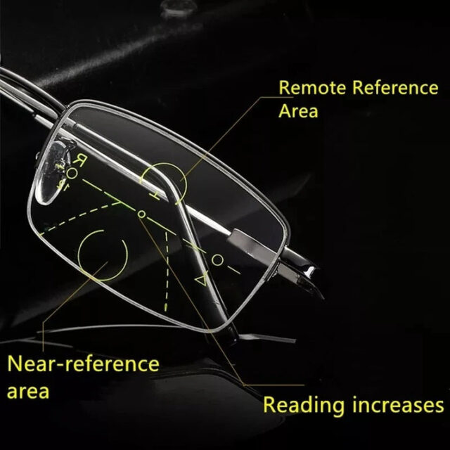 Titanium Multifocal Reading Glasses With Blue Light Protection - Image 5