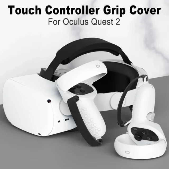 Anti-Throw Touch Controller Grip Covers for Oculus Quest 2 - Image 8