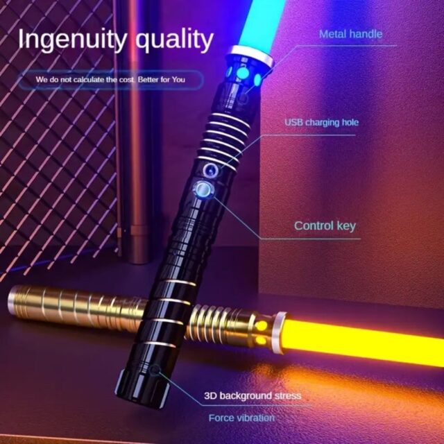 Upgraded Darth Maul Double-Bladed Rgb Lightsaber – 16 Colors - Image 5