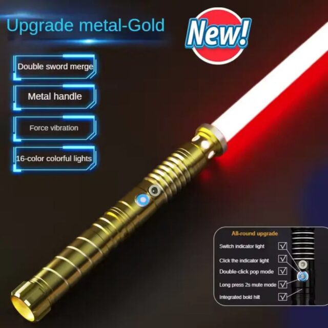 Upgraded Darth Maul Double-Bladed Rgb Lightsaber – 16 Colors - Image 11