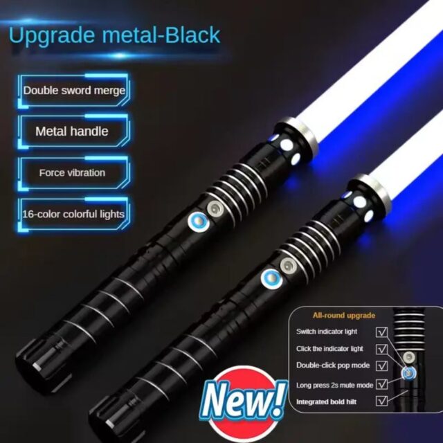 Upgraded Darth Maul Double-Bladed Rgb Lightsaber – 16 Colors - Image 12