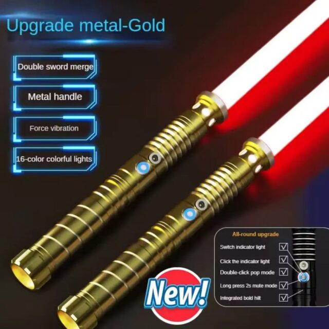 Upgraded Darth Maul Double-Bladed Rgb Lightsaber – 16 Colors - Image 13