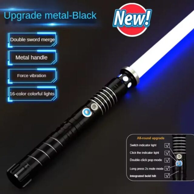 Upgraded Darth Maul Double-Bladed Rgb Lightsaber – 16 Colors - Image 9