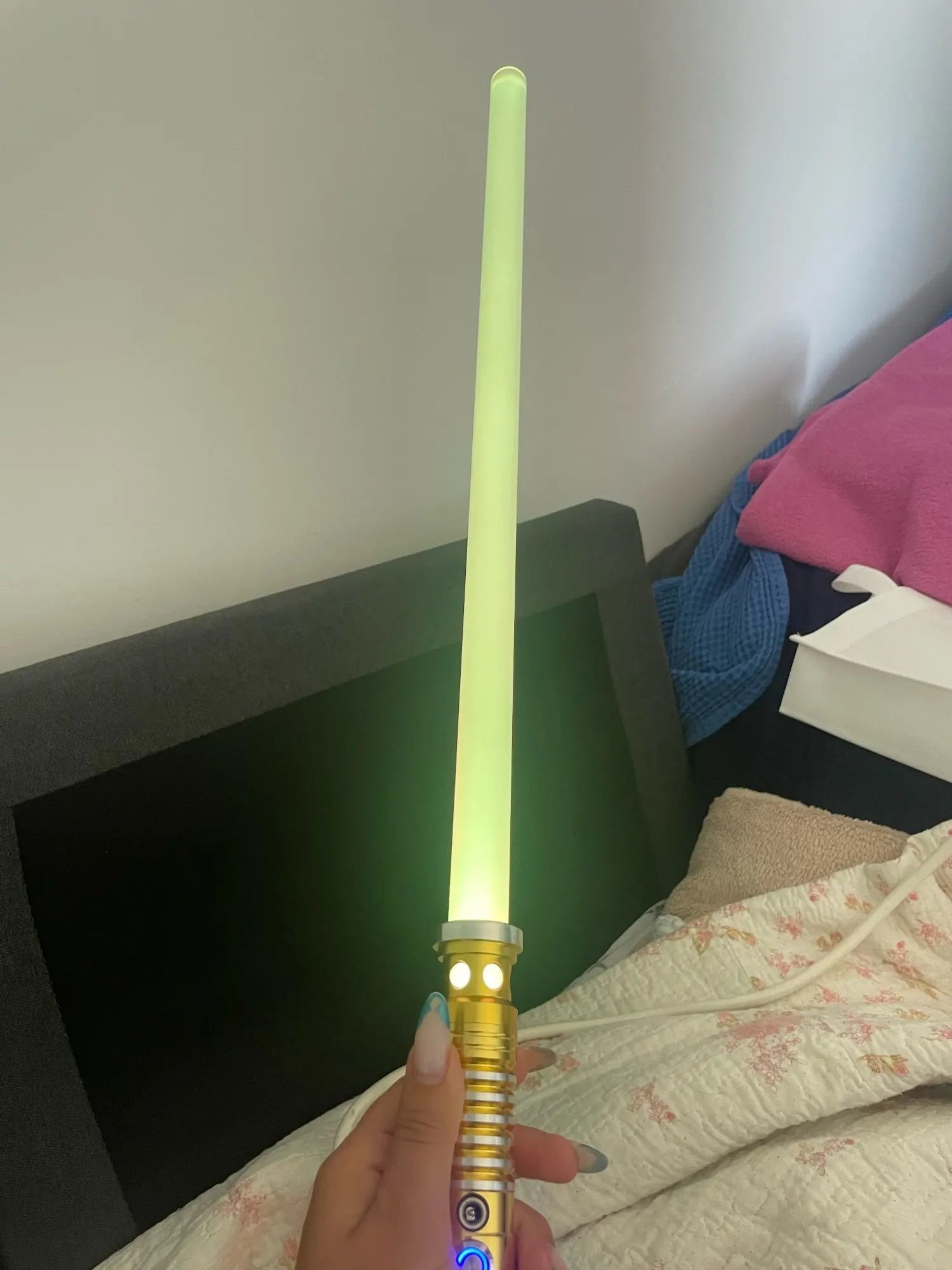 Upgraded Darth Maul Double-Bladed Rgb Lightsaber – 16 Colors photo review